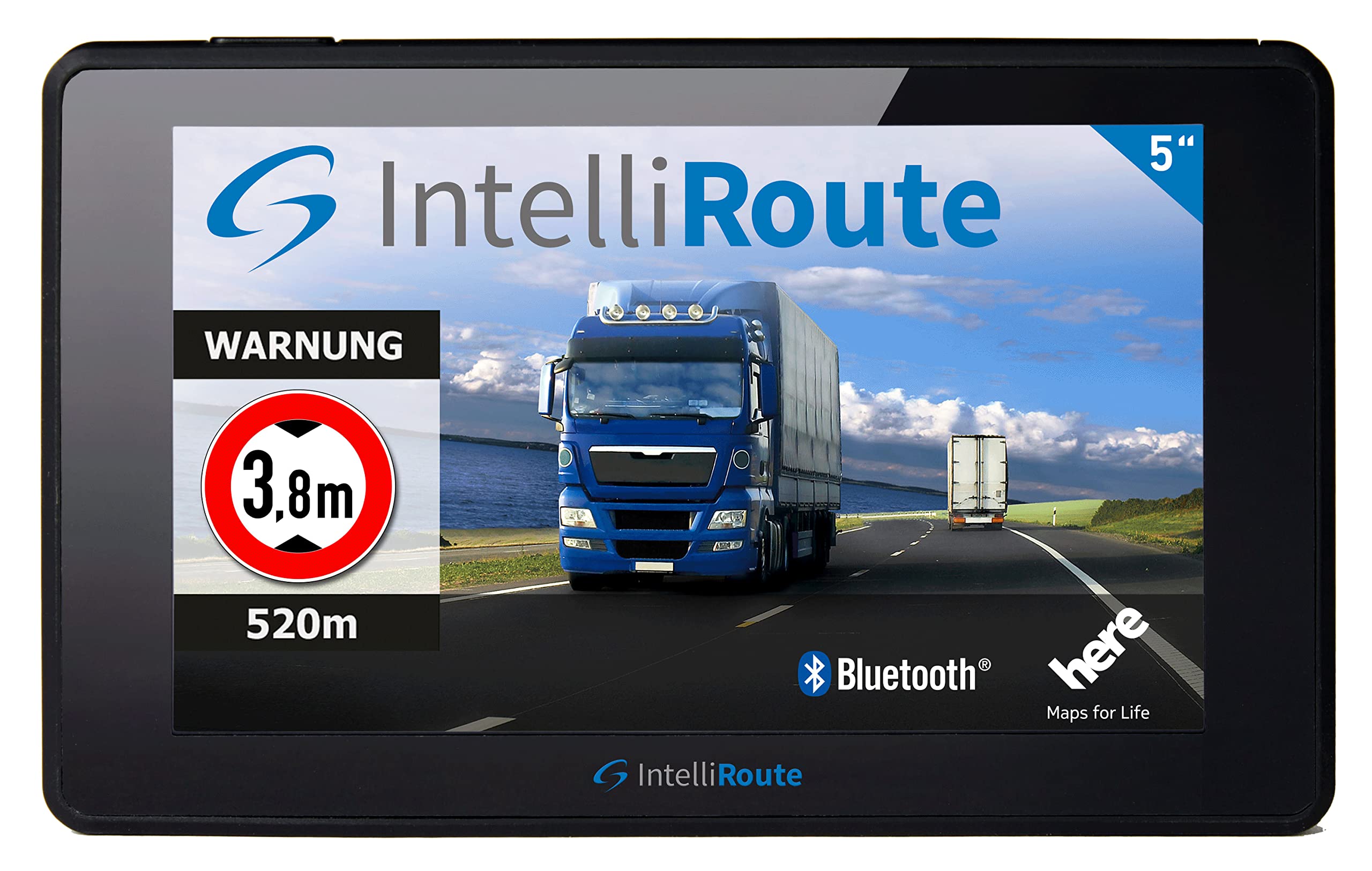 CARGUARD IntelliRoute TR6000 DVR LKW- Navigationssystem mit WLAN-Updates, Rückfahrkamera-IN, Dashcam, LKW-Parkplätzen, Livestauwarner