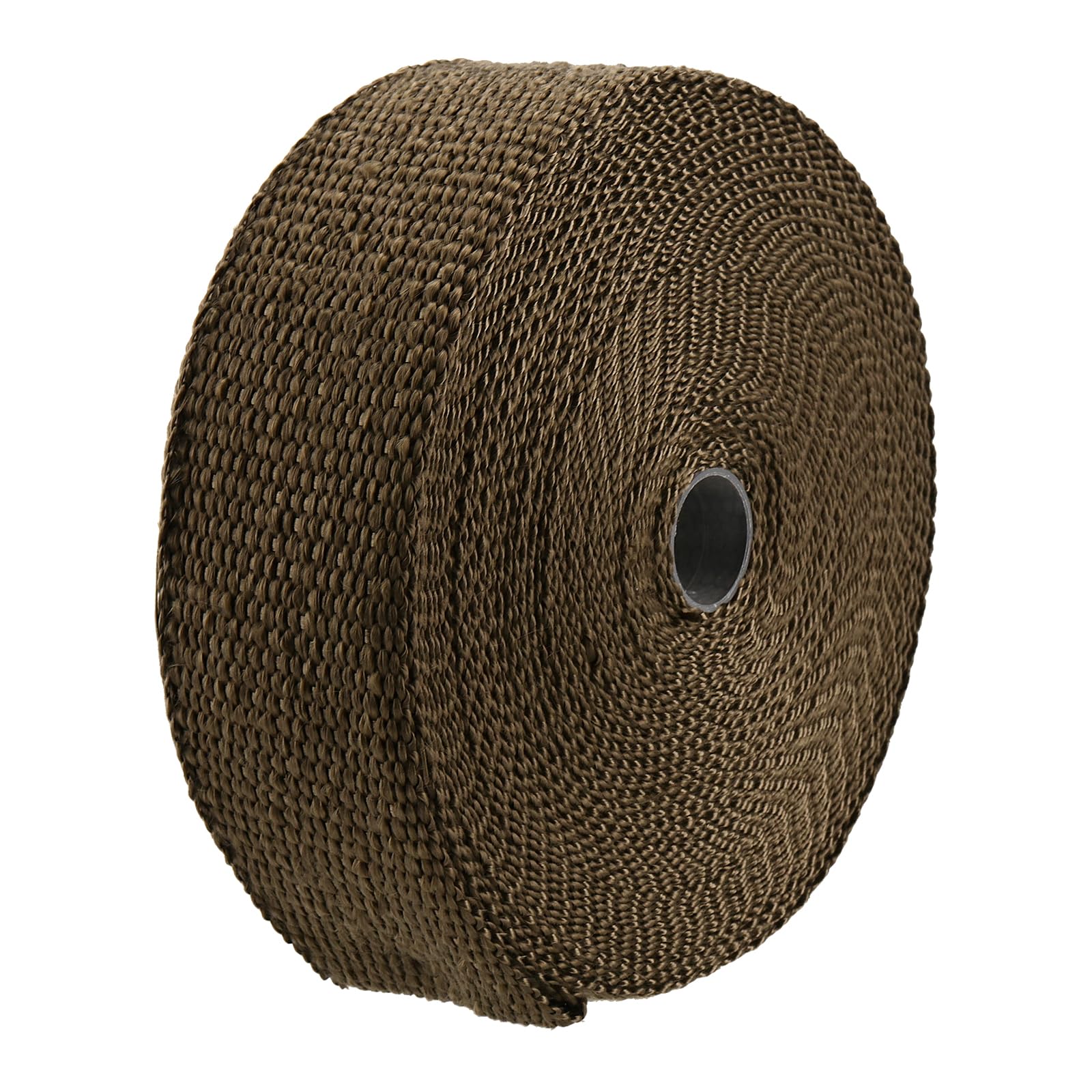 2 nastri di protezione dal calore, benda termica moto in fibra di basaltica, 15 m x 50 mm, in titanio, con 20 fascette in acciaio inox, nastro di scarico per moto, collettore a ventaglio