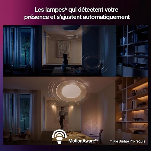 Philips Hue Lucca Outdoor Pedestal Light, Tunable White and Color Light, Bright 1100 lm, A60 Bulb Included, Dimmable, IP44 Weather-Resistant, Matter Compatible, Zigbee - 6