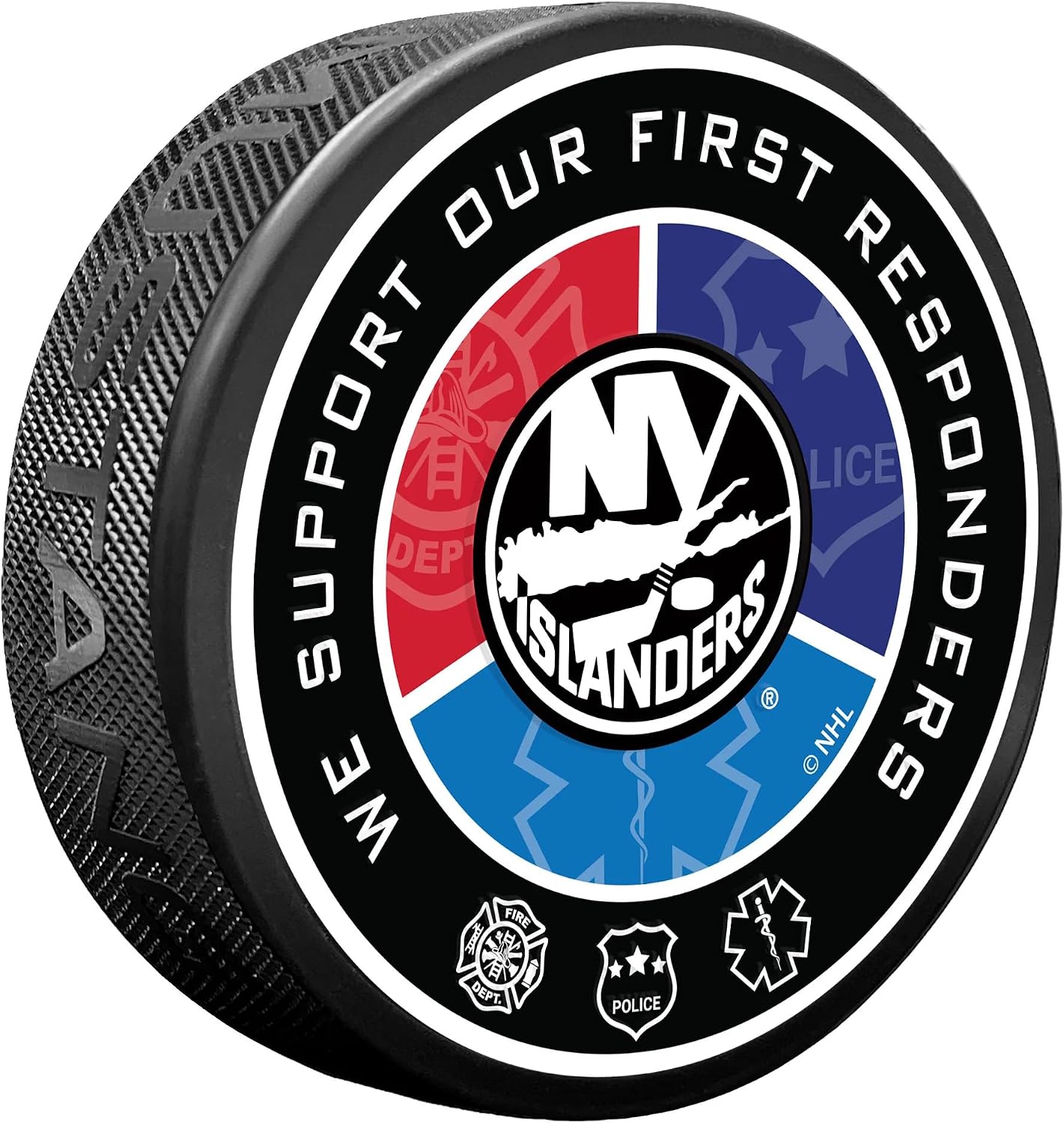 Sports Decor New York Islanders Puck - First Responder