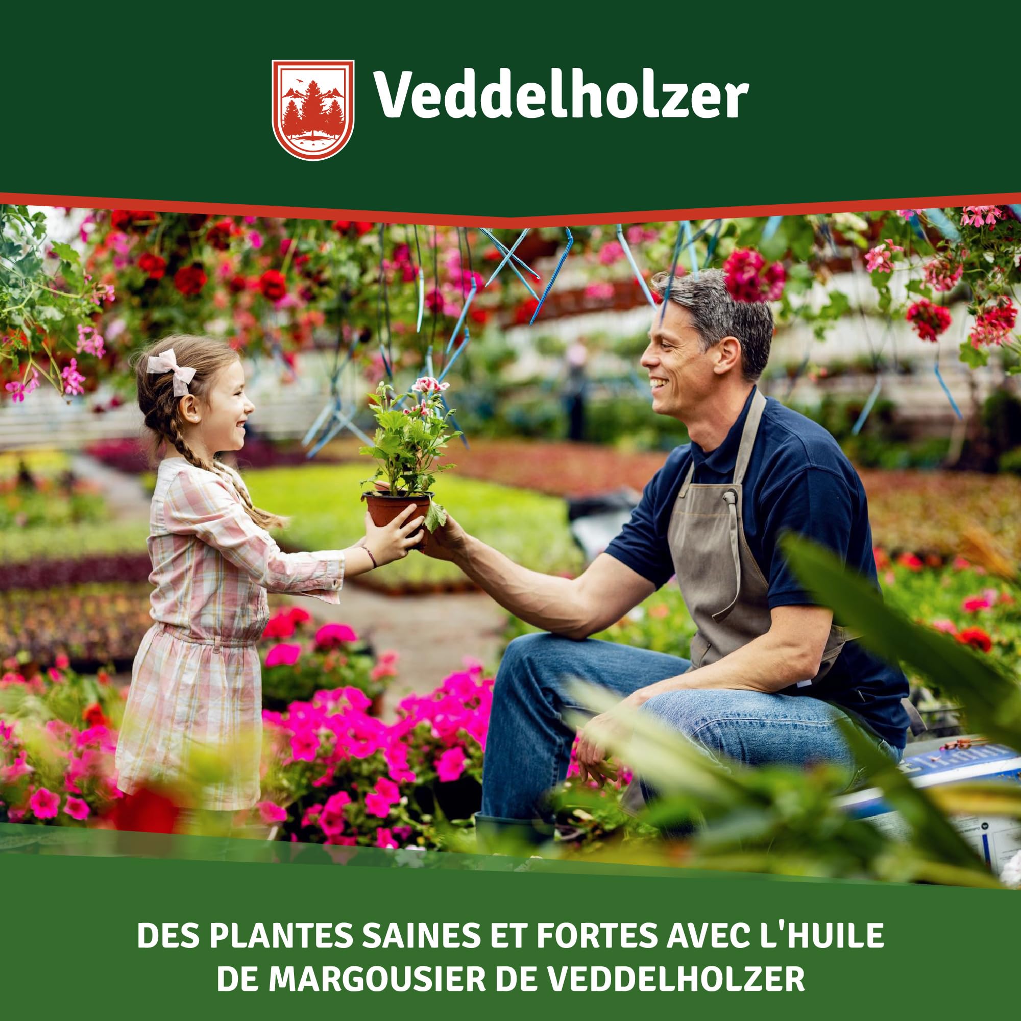 Veddelholzer 1000 ml d'huile de neem de qualité supérieure pressée à froid 100% naturelle, kit complet avec émulsifiant naturel + flacon pulvérisateur de 500 ml et 2 verres doseurs pour l'entretien