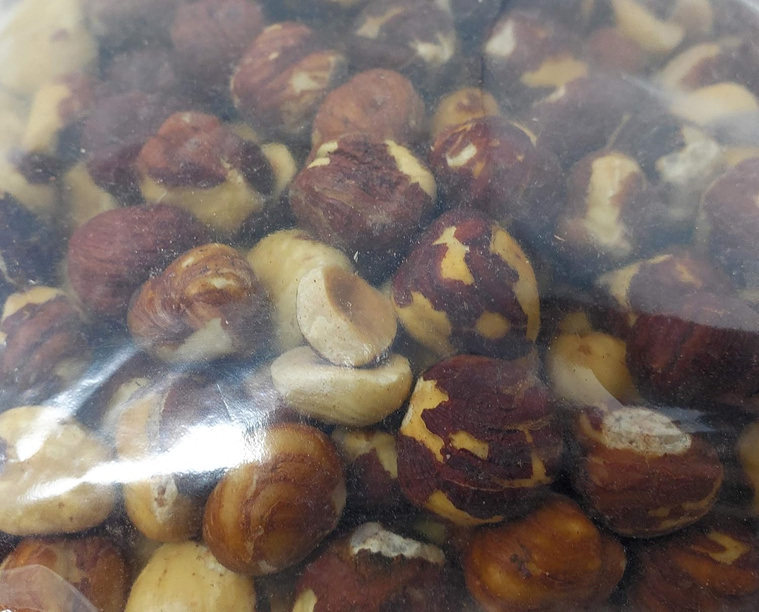 Trader Joes Nuts Dry Roasted & Unsalted Oregon Hazelnuts - Pack of 3 Bags - 16 oz per Bag - Bulk Nuts