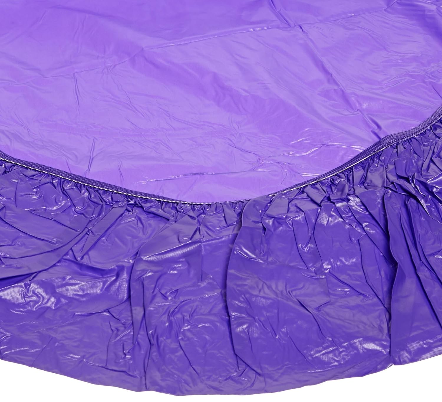 Kwik-Cover 72-BLK 72" Round Kwik-Cover Black Fitted Table Cover (1 full case of 50)