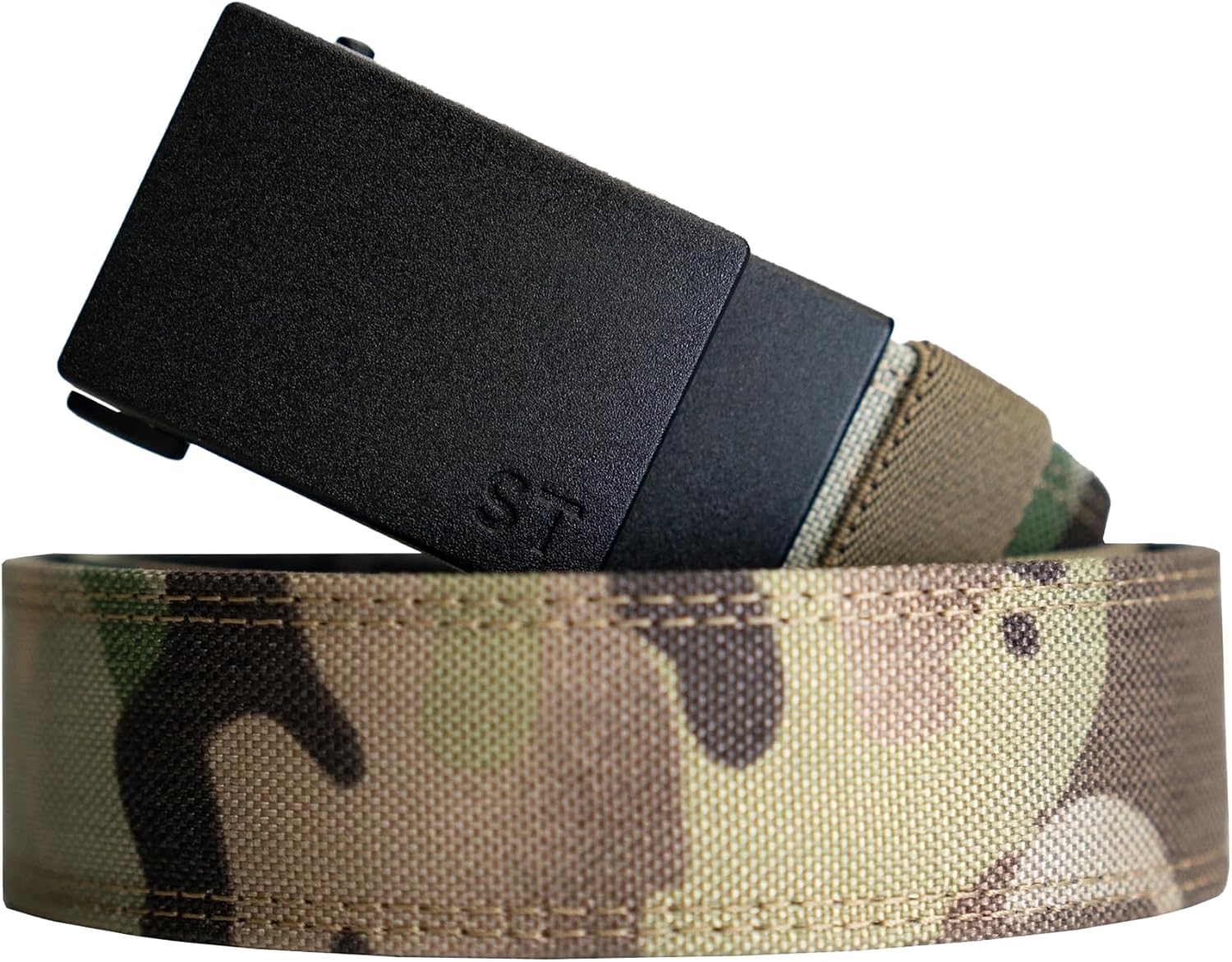 Savage Tacticians EDC Ratchet Belt for Men - Tactical 1.5" Nylon Gun Belt - Matte Black Strap for Concealed Carry