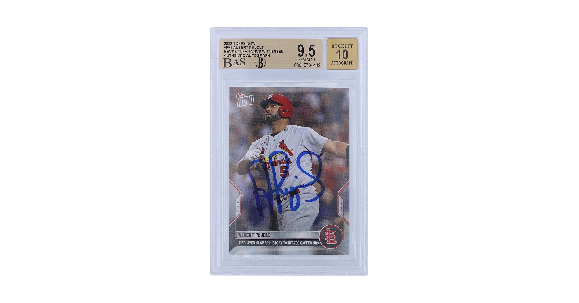 Amazon.com: Albert Pujols St. Louis Cardinals Autographed