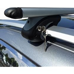 Espuma Baca Coche VDP-R-005-120 - Soporte básico para vehículos con rieles de techo, Longitud de la barra: 120 cm