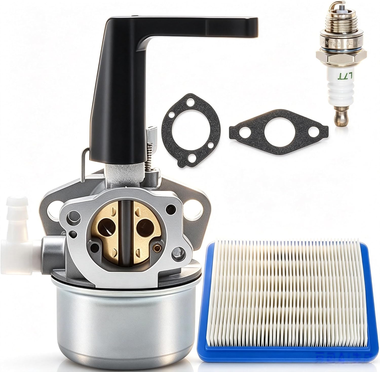 Briggs Stratton 696065 697422 Carburetor Kit with Air Filter for 5-7HP Engines