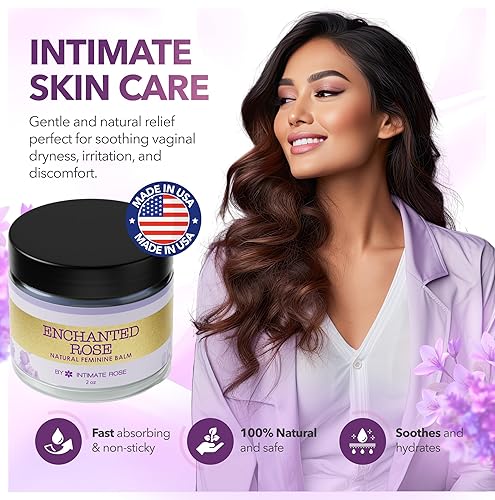 Miniatura 2 de Bálsamo Vulva y Hidratante Vaginal Orgánico para Mujeres: Crema hidratante natural de vulva y crema de vulva para la sequedad en la piel íntima