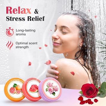 Qivatex Gifts for Women: Shower Steamers Aromatherapy 8 Scents Birthday Gifts for Women Mom Bath Accessories SPA Self Care and Relaxation Stress Relief, Stocking Stuffers for Women Christmas Gifts
