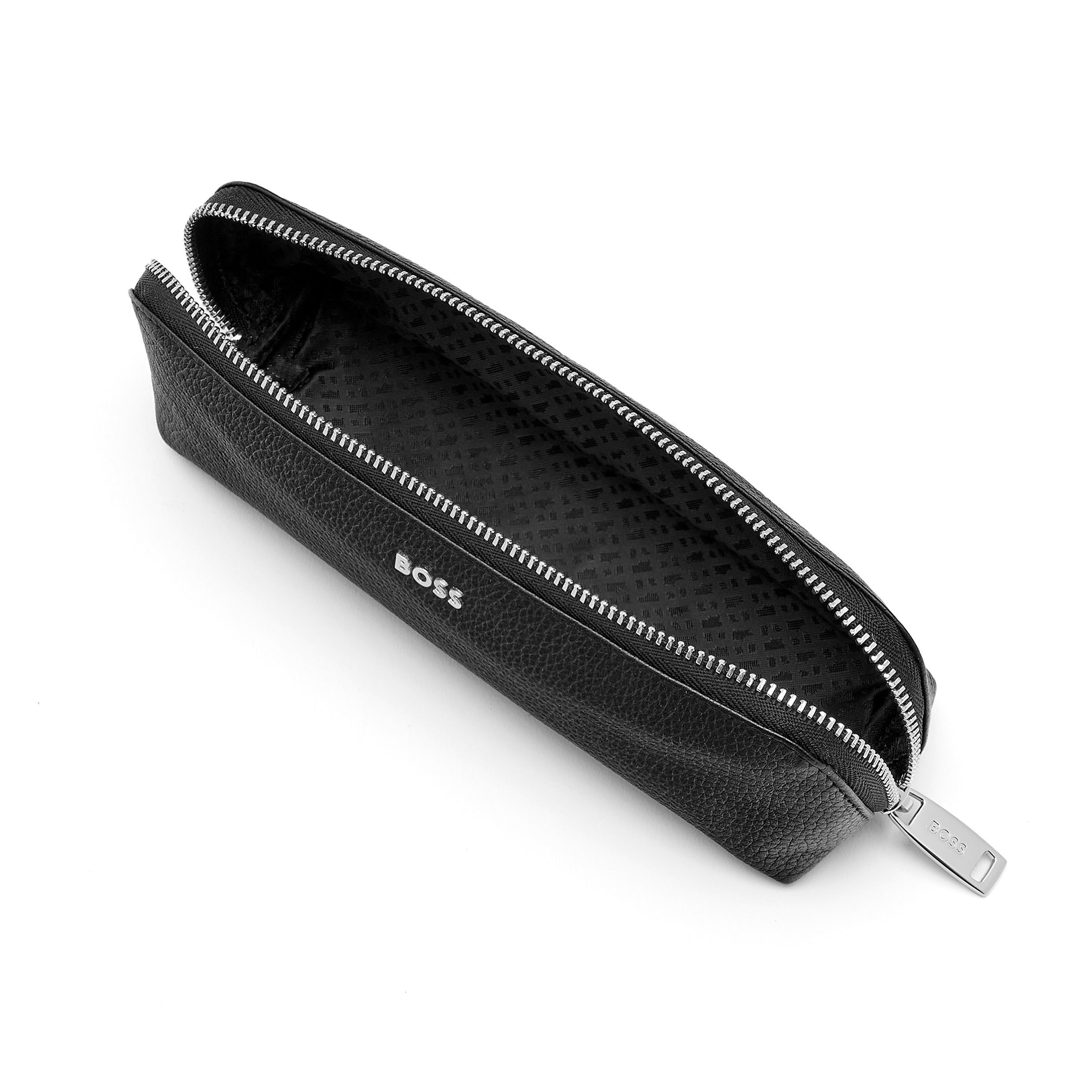 HUGO BOSS Klasyczny długopis Grained, czarny, 21 x 6 x 6.5 cm, Klasyczny długopis Grained Black
