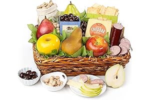 Fruitfully Fruit, Cheese, and Meat Classic Gift Basket