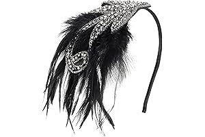1920s Silver Flapper Headband