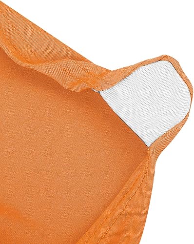 Vista 143 de Funda de silla Peomeise plegable, de elastano para banquete de boda, comedor, evento. Blanco