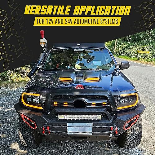 Miniatura 5 de Kit de barra de luz LED, (2) barras de luz LED delgadas de 20 pulgadas, (4) cápsulas LED de 4 pulgadas, (2) arnés de cableado, luces de trabajo de