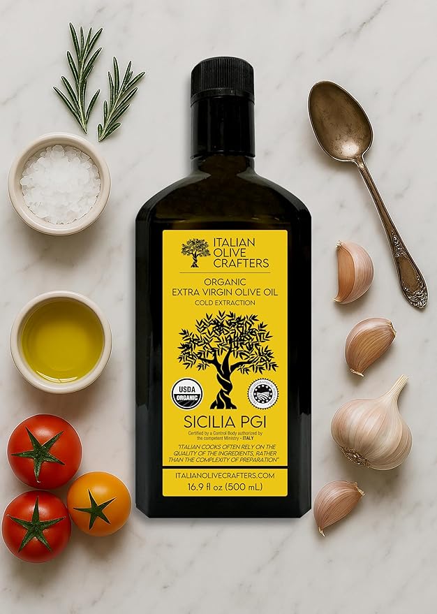 Aceite de Oliva Extra Virgen Orgánico 500ml Italian Olive Crafters miniatura 8