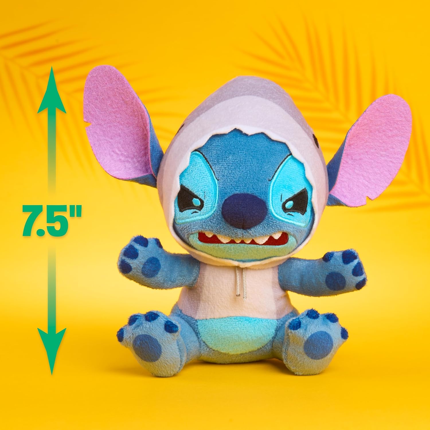 Disney Stitch Goes Wild Small Plush - Stitch Shark, Soft Collectible Plush Stuffed Animal Toy with Wild Details, Cute & Fluffy, for Kids, Fans & Collectors by Just Play