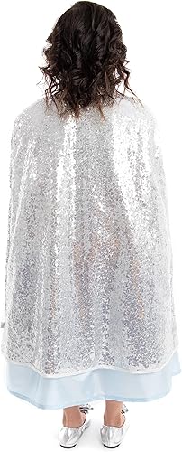 Vista 9 de Little Adventures Disfraz de capa brillante para niños de 3 a 8 años, lavable a máquina, para jugar y fiesta sin purpurina