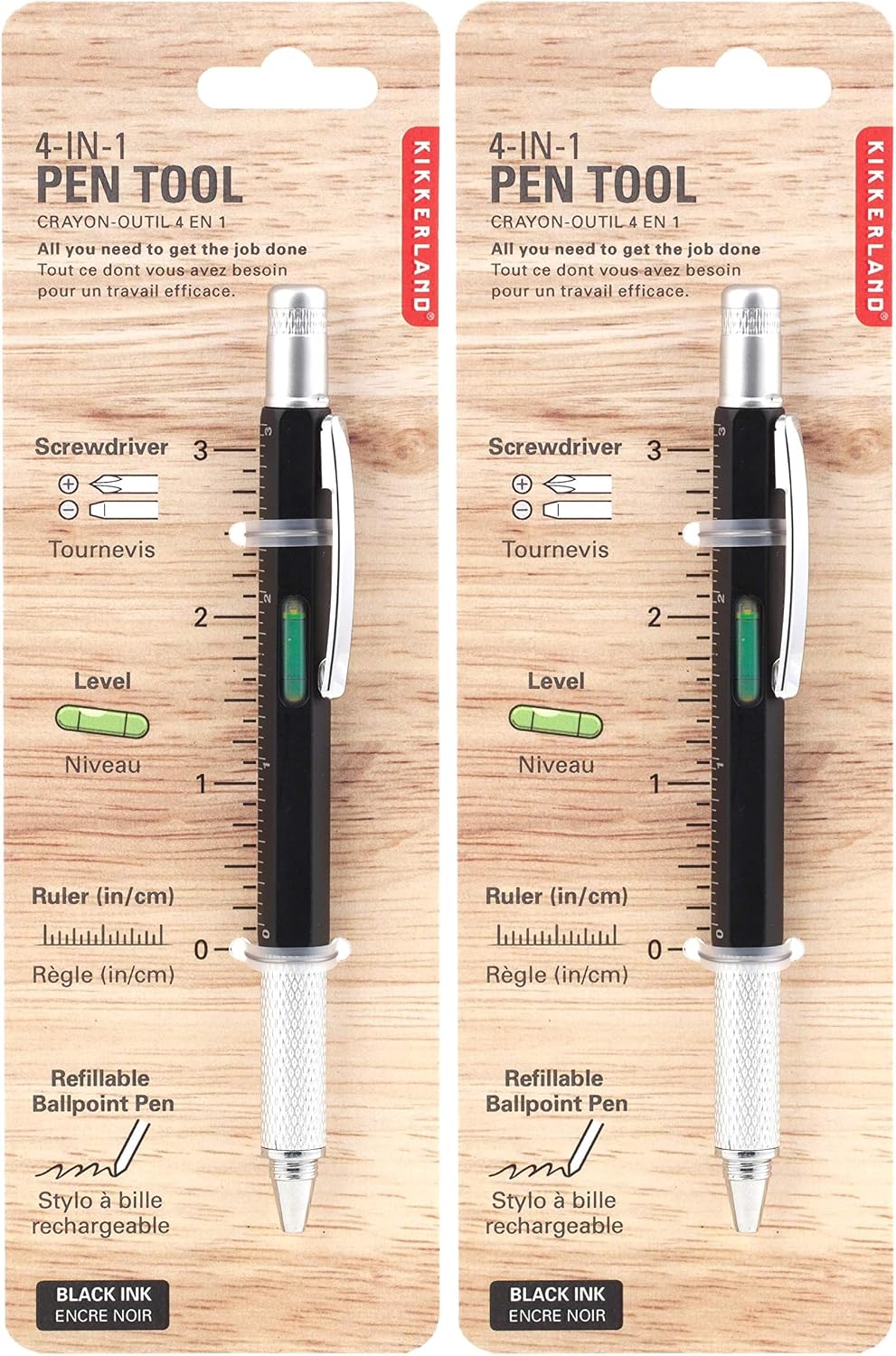 Kikkerland 4-In-1 Pen Tool (4342) (Pack of 2)