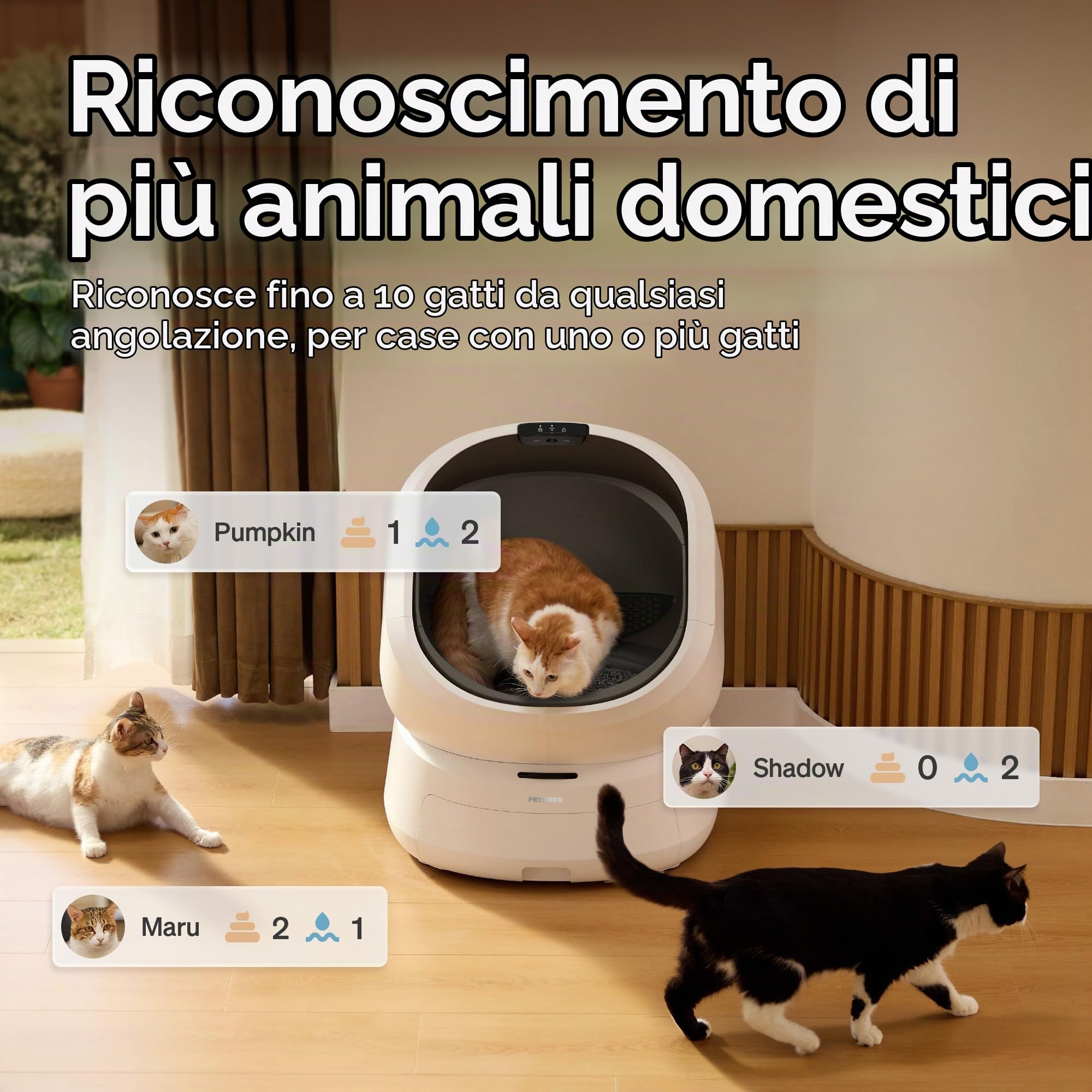 PETLIBRO Luma - Lettiera autopulente per gatti