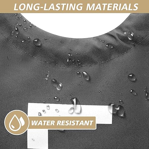 Miniatura 4 de Cesta de lavandería grande de 90 litros, cesta de ropa alta independiente, bolsa de lavandería plegable, impermeable con asas de aluminio protegidas