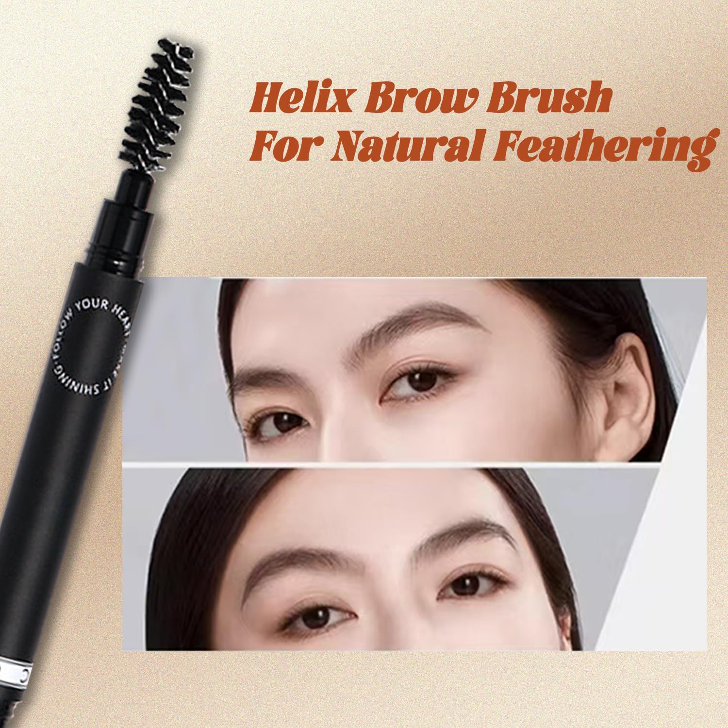 Dual-Ended Eyebrow Pencil With Angled Tip & Spoolie Brush For Precise Definition And Natural Grooming - Image 4