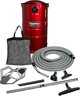 VacuMaid GV50RPRO Wall-Mounted Garage & Car Vacuum with 50-ft Hose and Tool Kit