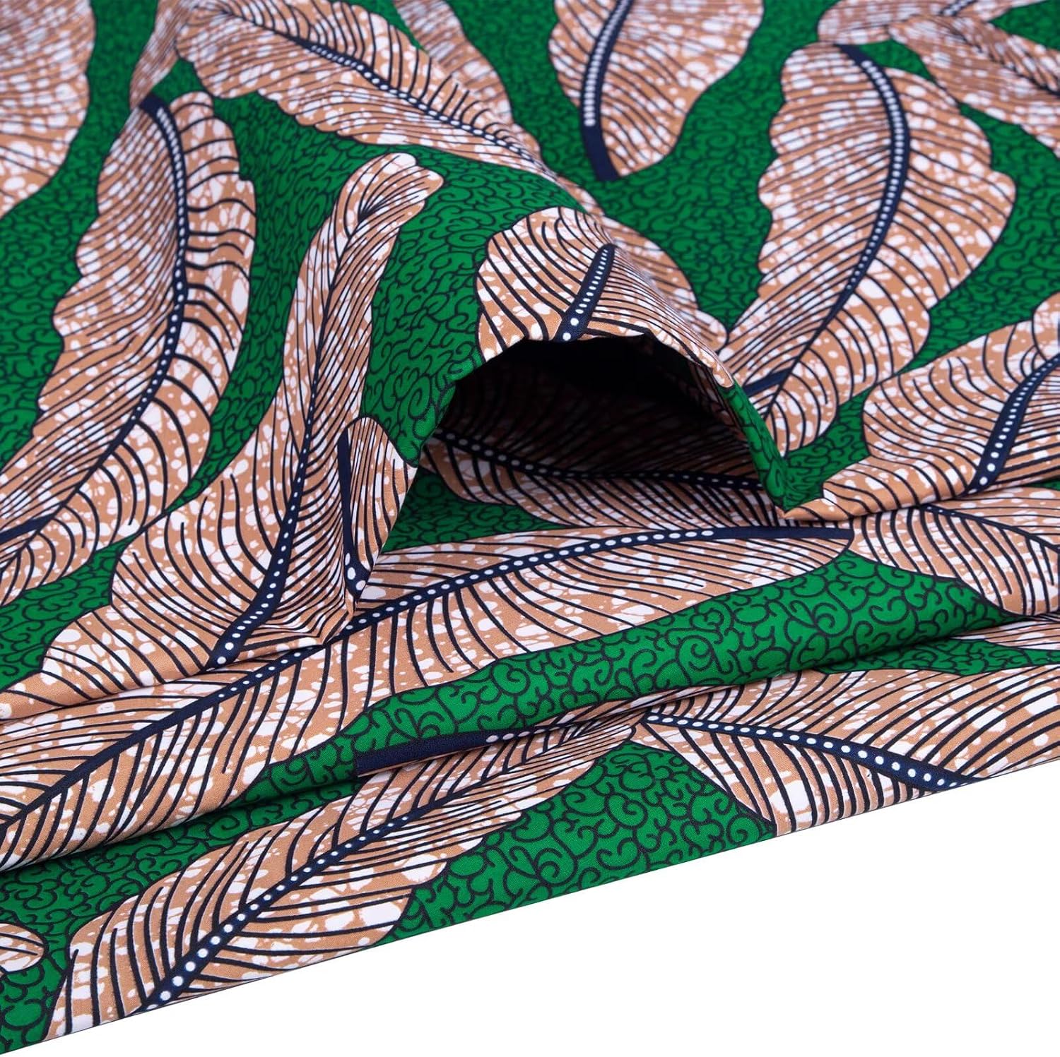 Ankara African Prints Fabric Polyester Wax Dress Sewing Tissu Craft DIY Textile Material for Wedding 6Yards