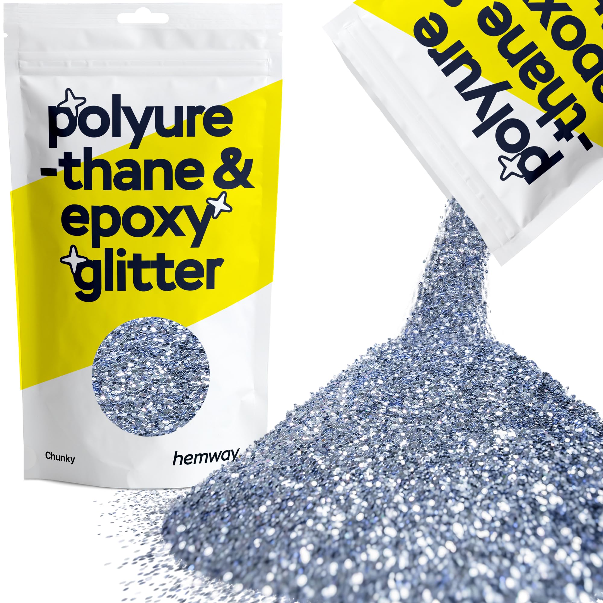 Hemway Resin Glitter Bronze Brown 100g Super Chunky | Polyurethane & Epoxy Glitter for Resin Crafts, Tumblers, Coasters, Floor & Table Art — view 92