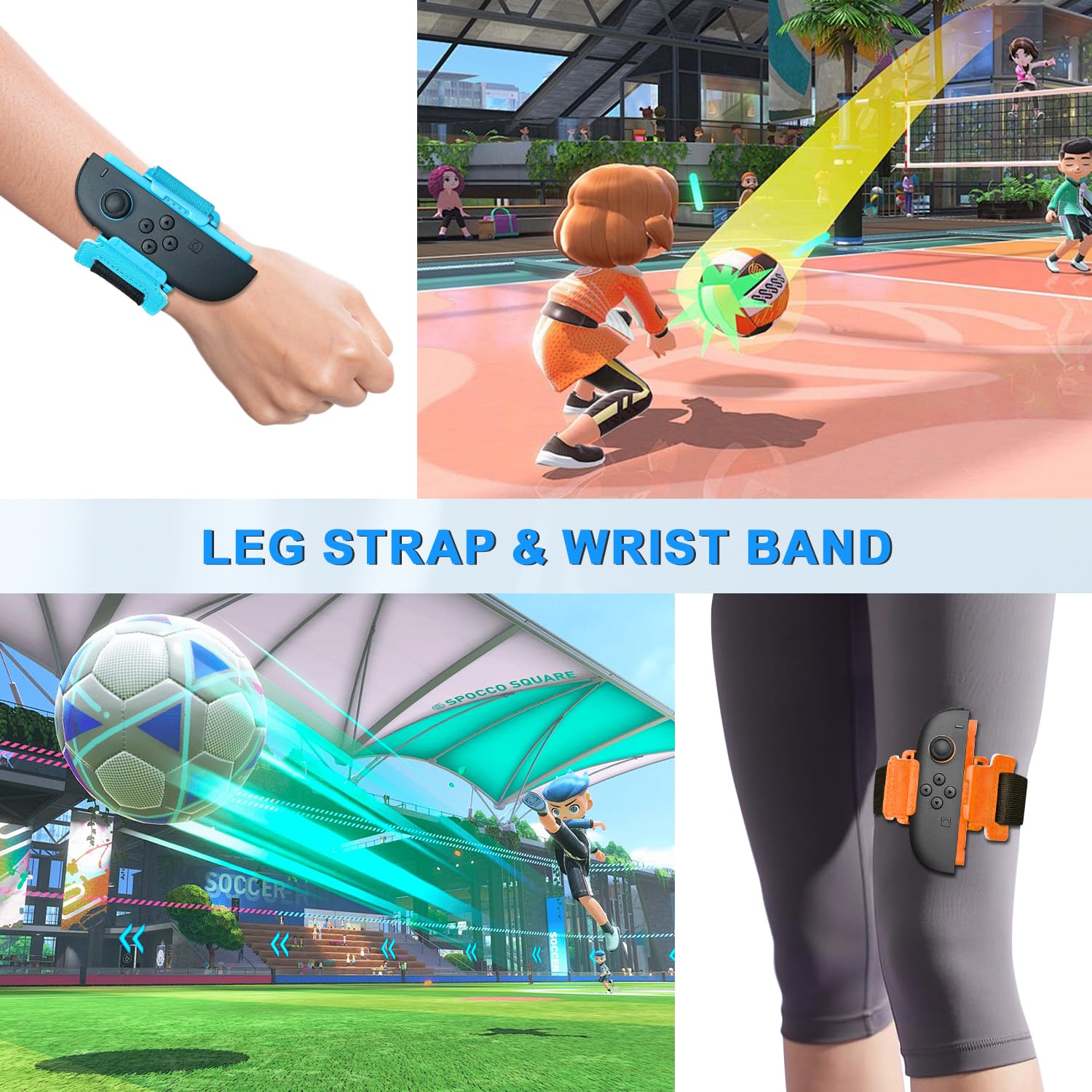 24-in-1 Accessory Kit Compatible with Nintendo Switch 2/NS/NS OLED, Motion Gaming Ultimate Bundle, Enhance Sports & Action Games with Tennis Rackets, Golf Clubs, Steering Wheels & More - Includes Storage Bag - Image 3