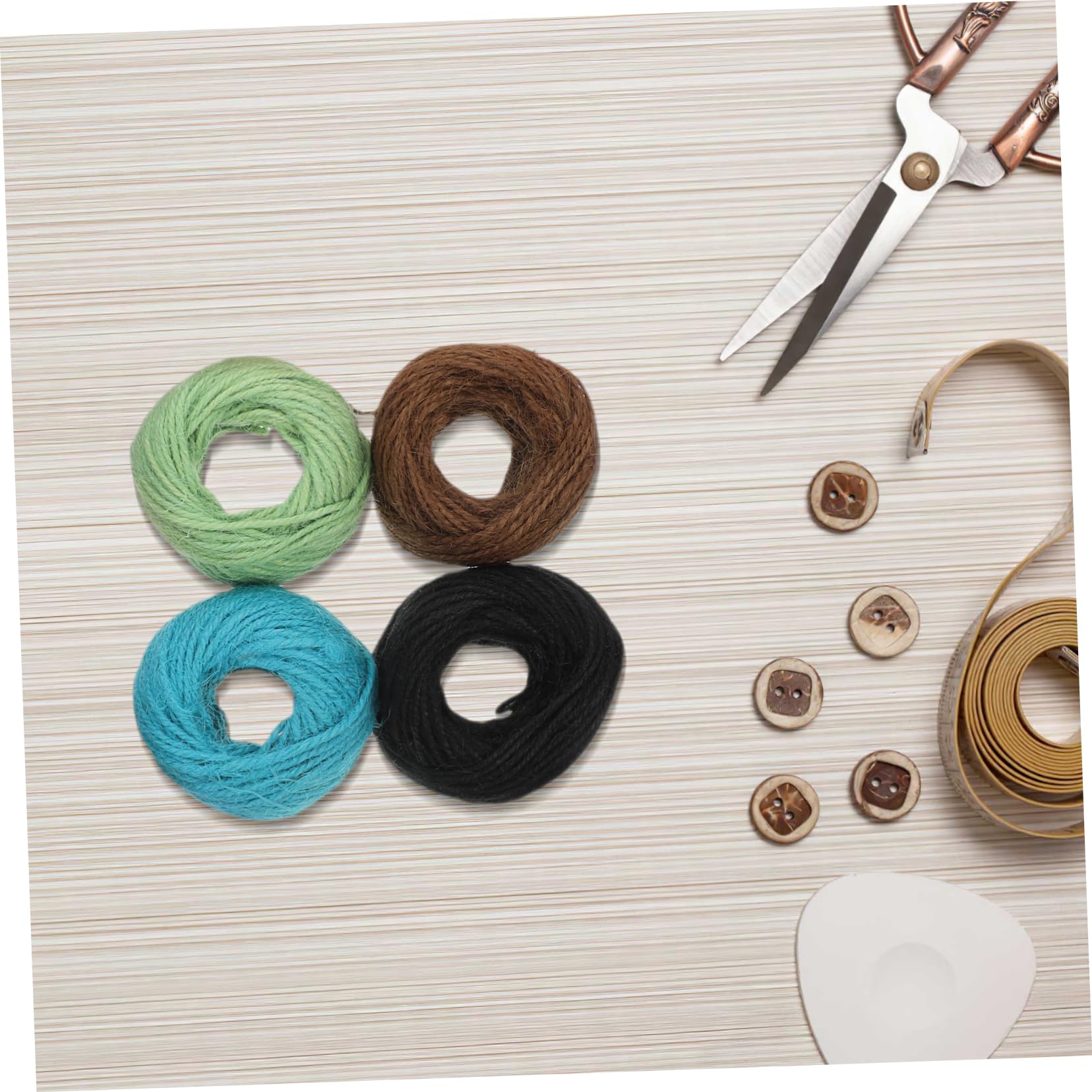 2mm Juteschnur und Bunte 25m für Makramee Bastelarbeiten