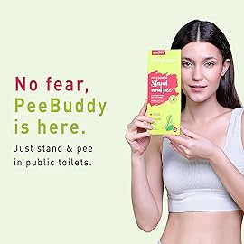 PEE BUDDY 80 Funnels Portable Female Urination Device | Disposable Female Urinal Funnel | Travel, Camping & Hiking and Outdoor Activities | Foldable and Compact Stand and Pee Funnel for Women, Girls