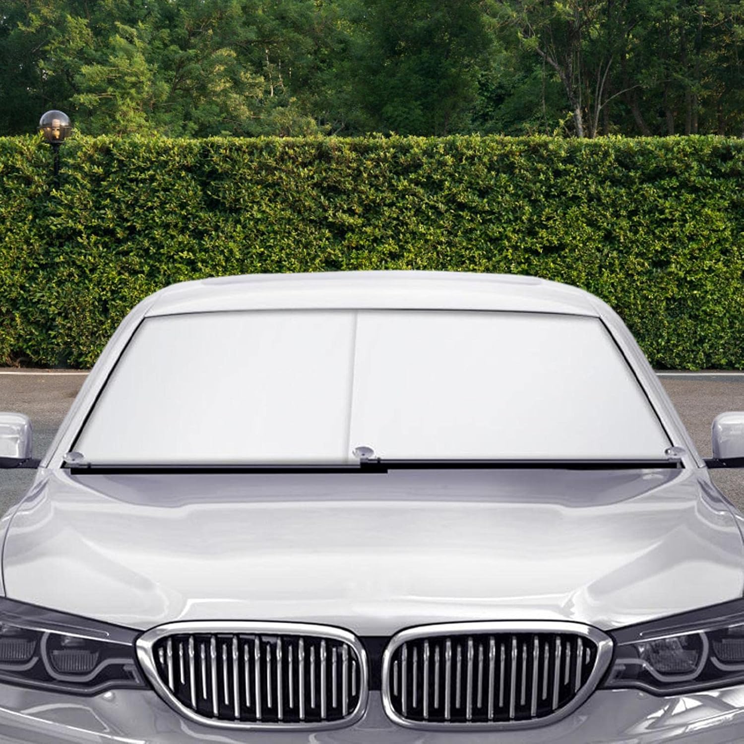 Sun Shade for Car Windshield | Retractable Windshield Sun Blocker Shades | Light-Tight Auto Accessories to Protect Car Interiors from UV Rays Sun Glare