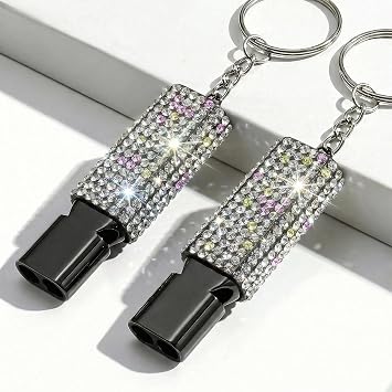Double-Tube Whistle Aluminum Alloy Survival Whistle for Outdoor Needs Sports Referee Emergency