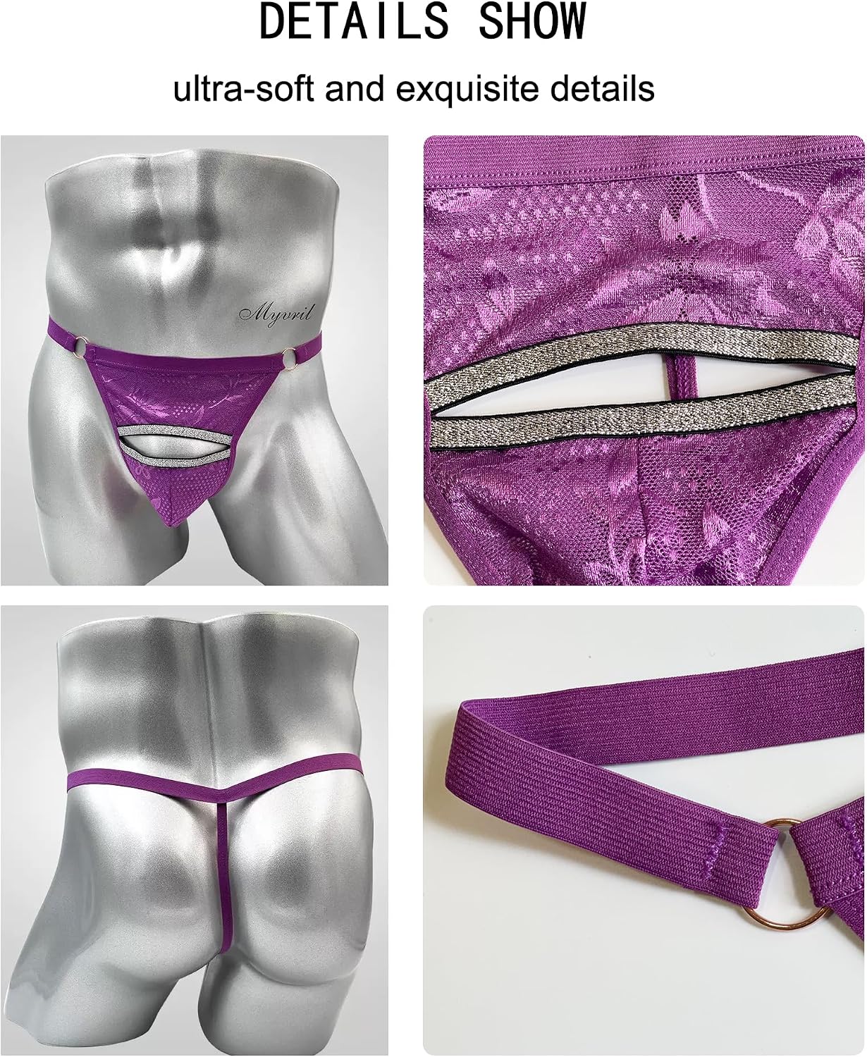 Mens Sexy Thong Underwear Naughty Male Lingerie