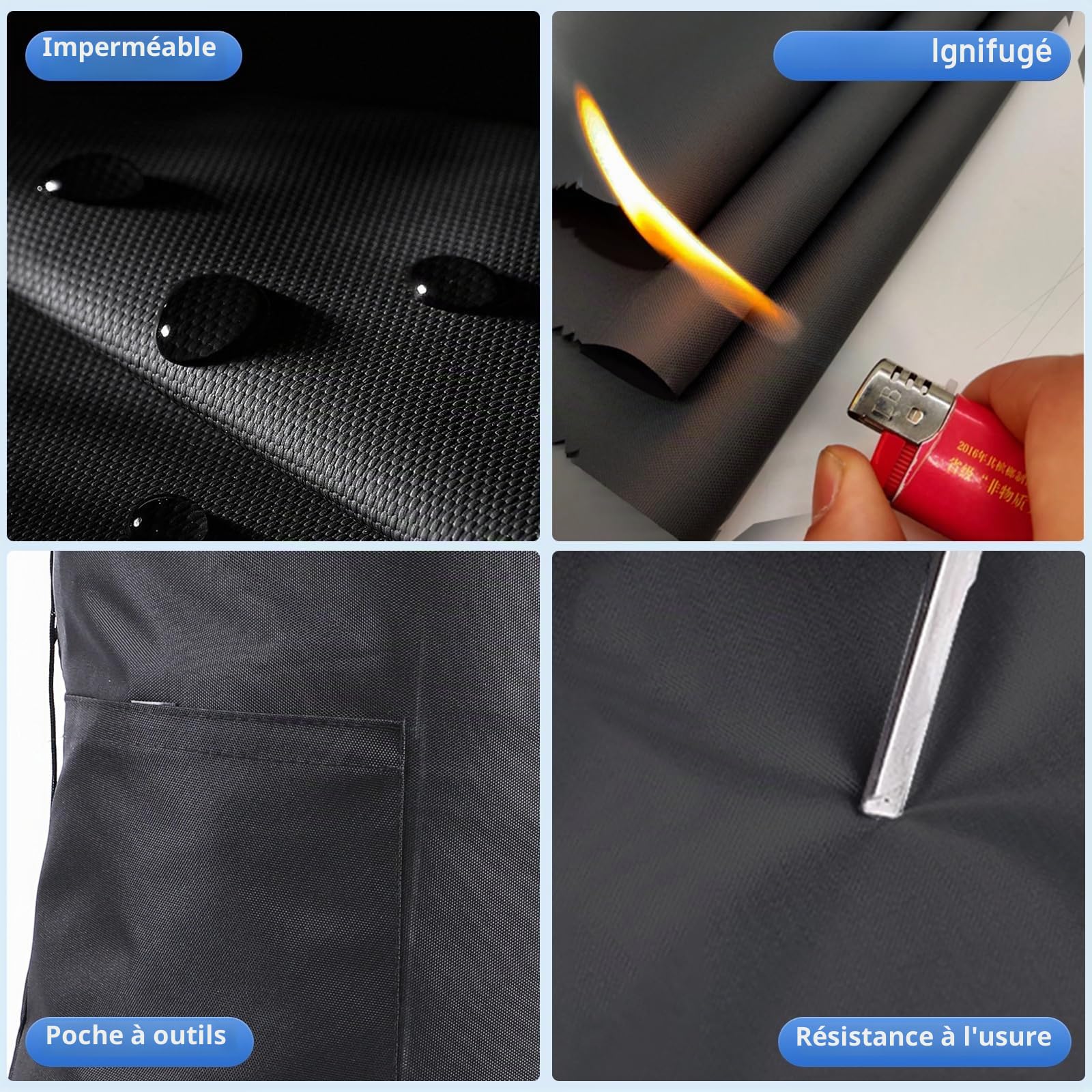 Protection du Toit Relevable Remplacement pour VW T6.1, Tente de Toit de Camping Car avec Protection Contre Les Intempéries pour Toit Escamotable, Ne Convient Pas Aux Toitures Rénovées