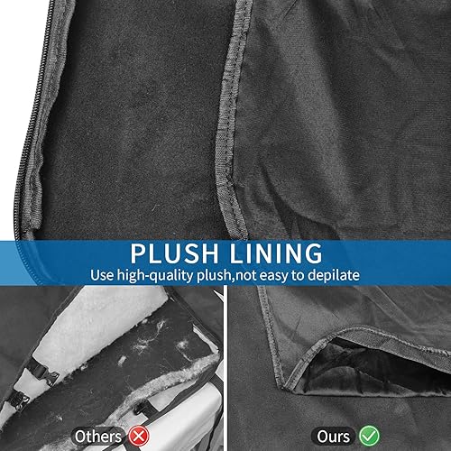 Miniatura 6 de Bolsa organizadora de ventana superior suave compatible con Ford Bronco 2021-2025 de 4 puertas, bolsa de protección multicapa de felpa, impermeable,