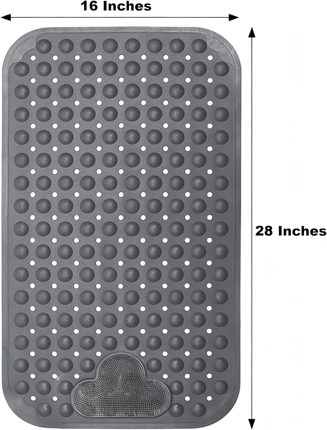 Bathtub Anti-Slip Mat Shower Mat for $6.99 at Amazon