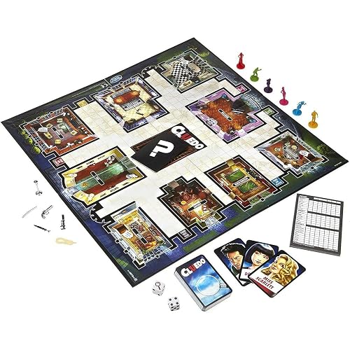 Hasbro Gaming Cluedo the Classic Mystery Board Game For 2 to 6 Players