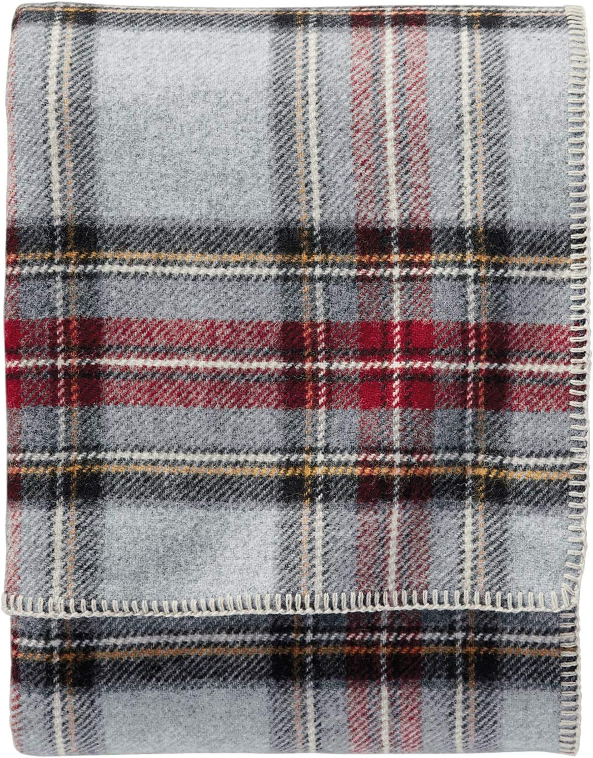 Pendleton, Eco-Wise Washable Wool Blanket, Grey Stewart, Queen : Home & Kitchen