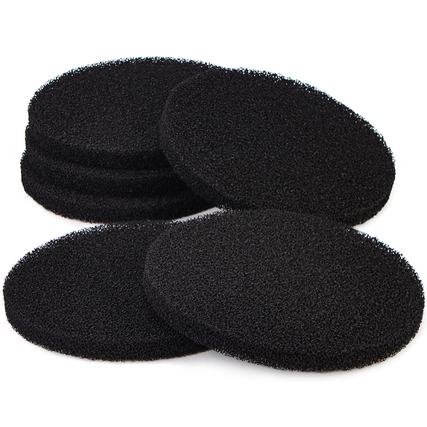 LTWHOME Activated Carbon impregnated Filter Pads Suitable Fit for Fluval FX5 / FX6 Filters(Pack of 6)