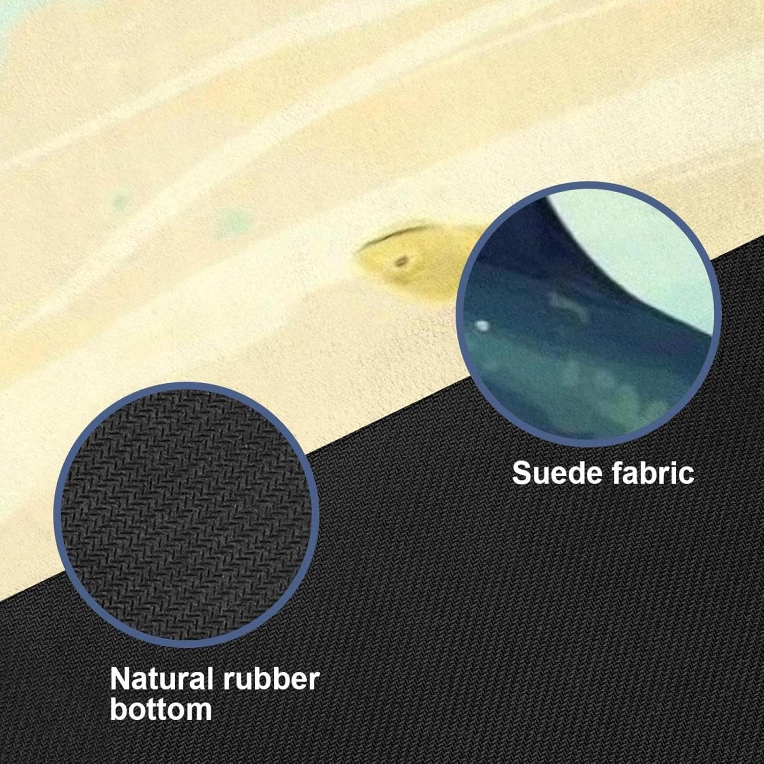 Yoga Towel, Whale Sea Pattern Non Slip Sweat Absorbent Hot Yoga Mat Towel for Hot Yoga, Pilates and Fitness - 72.8" x 26.8"