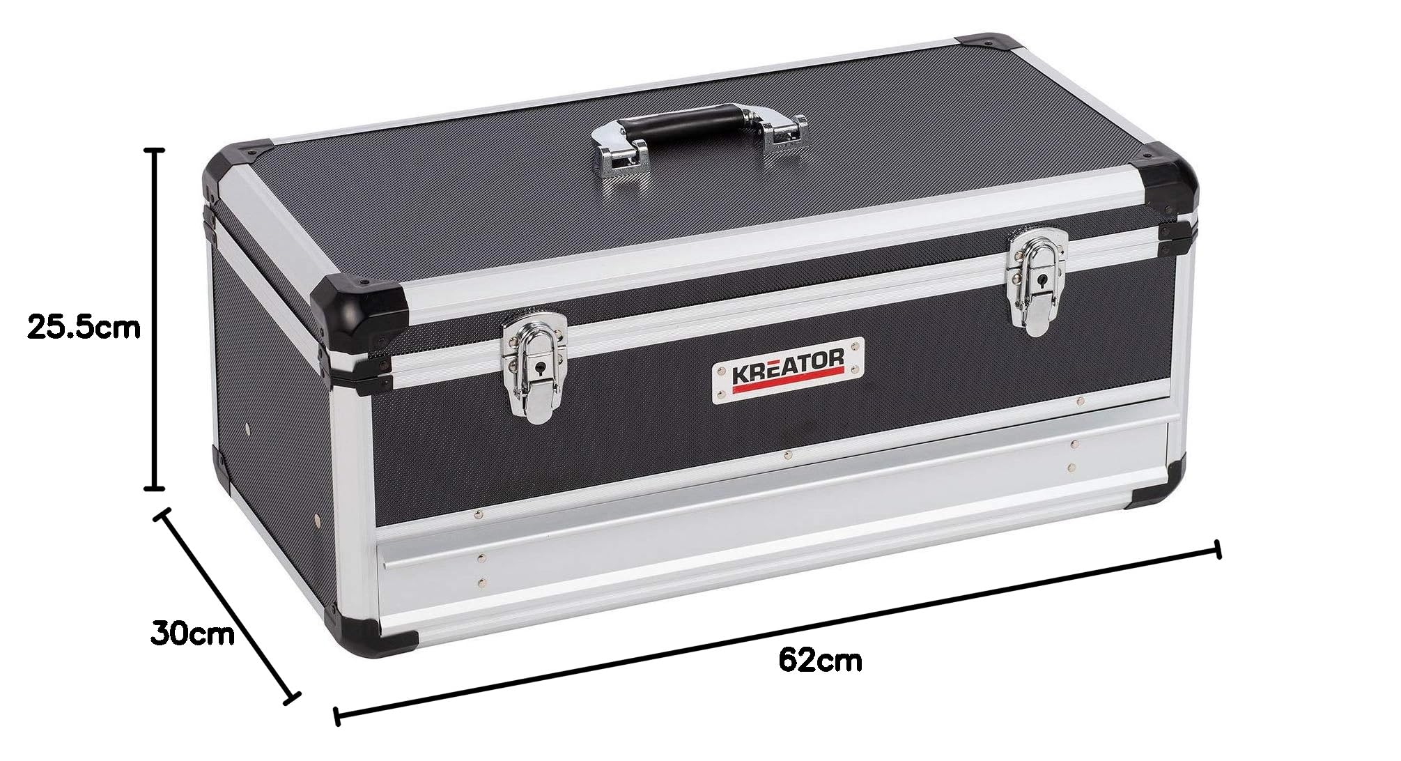 KREATOR KRT640603B - Maletín de alu 620x300x255mm 1 cajón