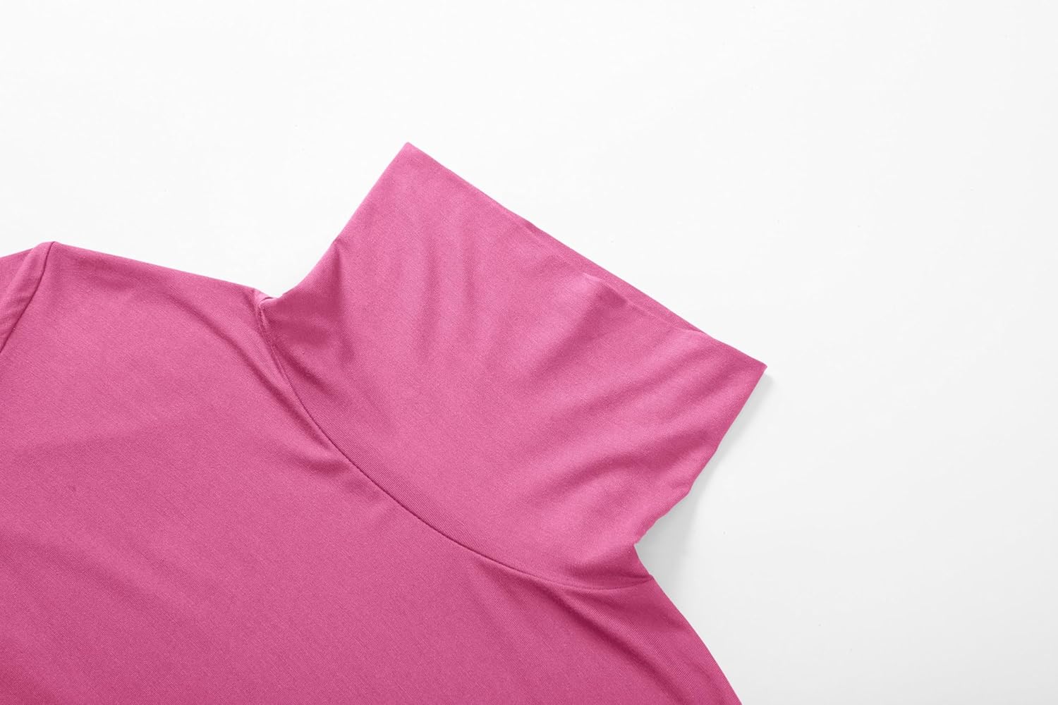 Women's Long Sleeve Turtleneck Shirts Slim Fitted Lightweight Base Layer Casual Tops - Image 4