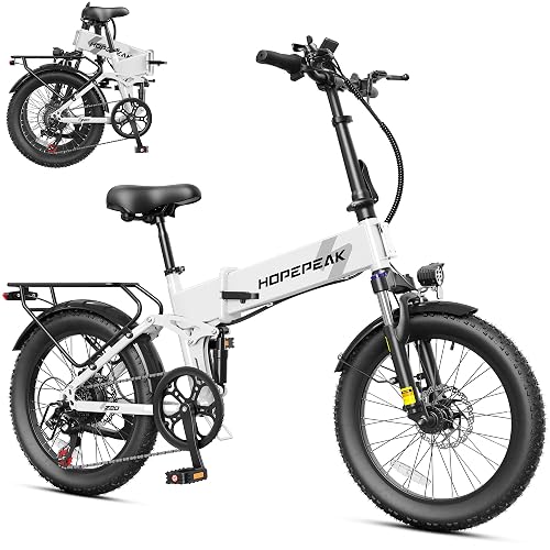 Hopepeak Z20 Foldable Electric Bike Adults- product photo (Folding E-Bikes) — ScooterReviewPro review