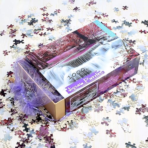 Miniatura 5 de Ingooood Tranquil Series- Cascada de las Montañas - Rompecabezas de 1000 piezas para adultos