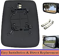 Vista 4 de Ram Driver - Espejo de cristal con calefacción lateral izquierdo compatible con Dodge Ram 1500 2500 2500 2009-2018 con calefacción eléctrica