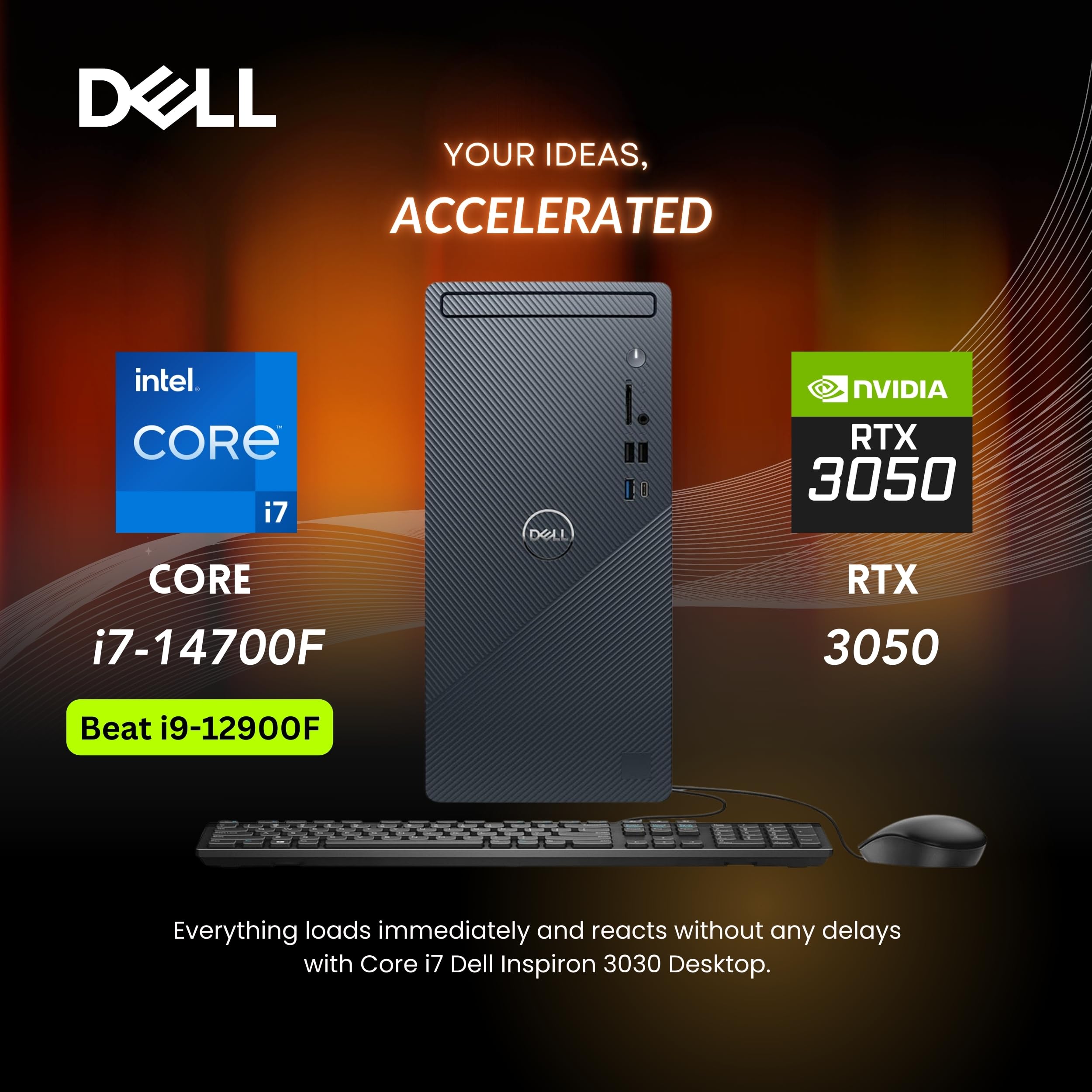 Amazon.in: Buy Dell Inspiron 3030 Desktop Tower, 14th Gen Intel