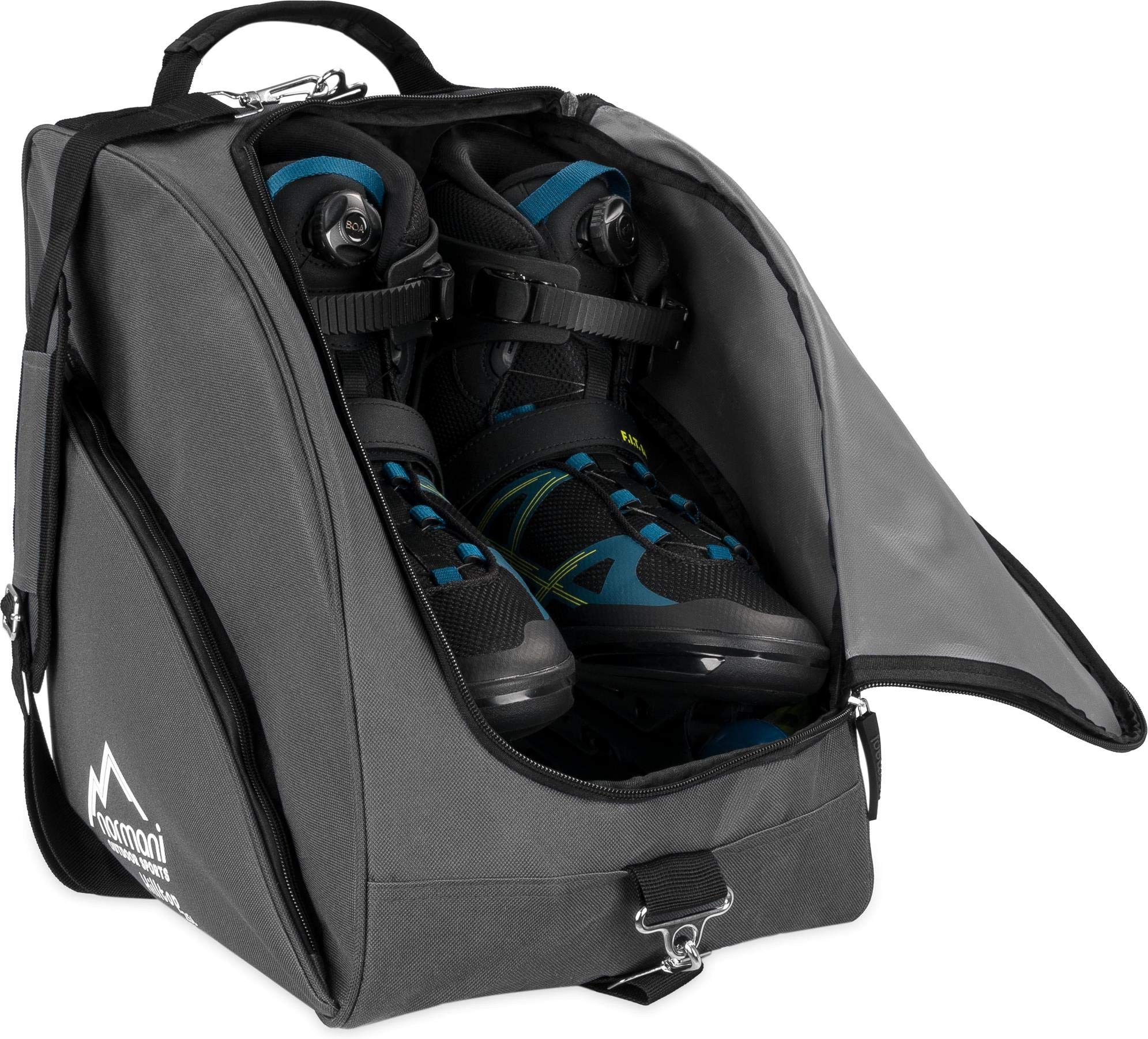 normani Inlinertasche Skatertasche Rollschuhtasche Skatertasche Hockeytasche Tragetasche mit praktischen Fächern 45 Liter