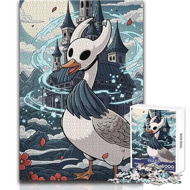 Foto 6 de 6 de Rompecabezas Hollow Knight Goose para Adultos Juego de Memoria de 1000 Piezas Piezas de Ajuste preciso…