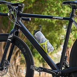 corki Cycles Bike Water Bottle Holder Right Side Load Water Bottle Cage for Road, MTB, Gravel Bicycle Yellow 1-Pack